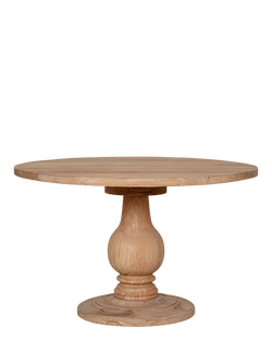 nkuku Laya 4 Seater Round Table, Natural, Natural