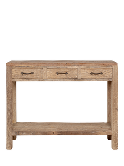 nkuku Ibo Console Table, Natural - view 2, Natural