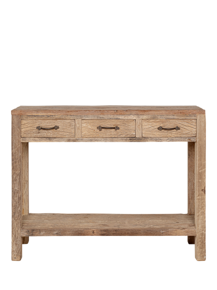 nkuku Ibo Console Table, Natural - view 2, Natural