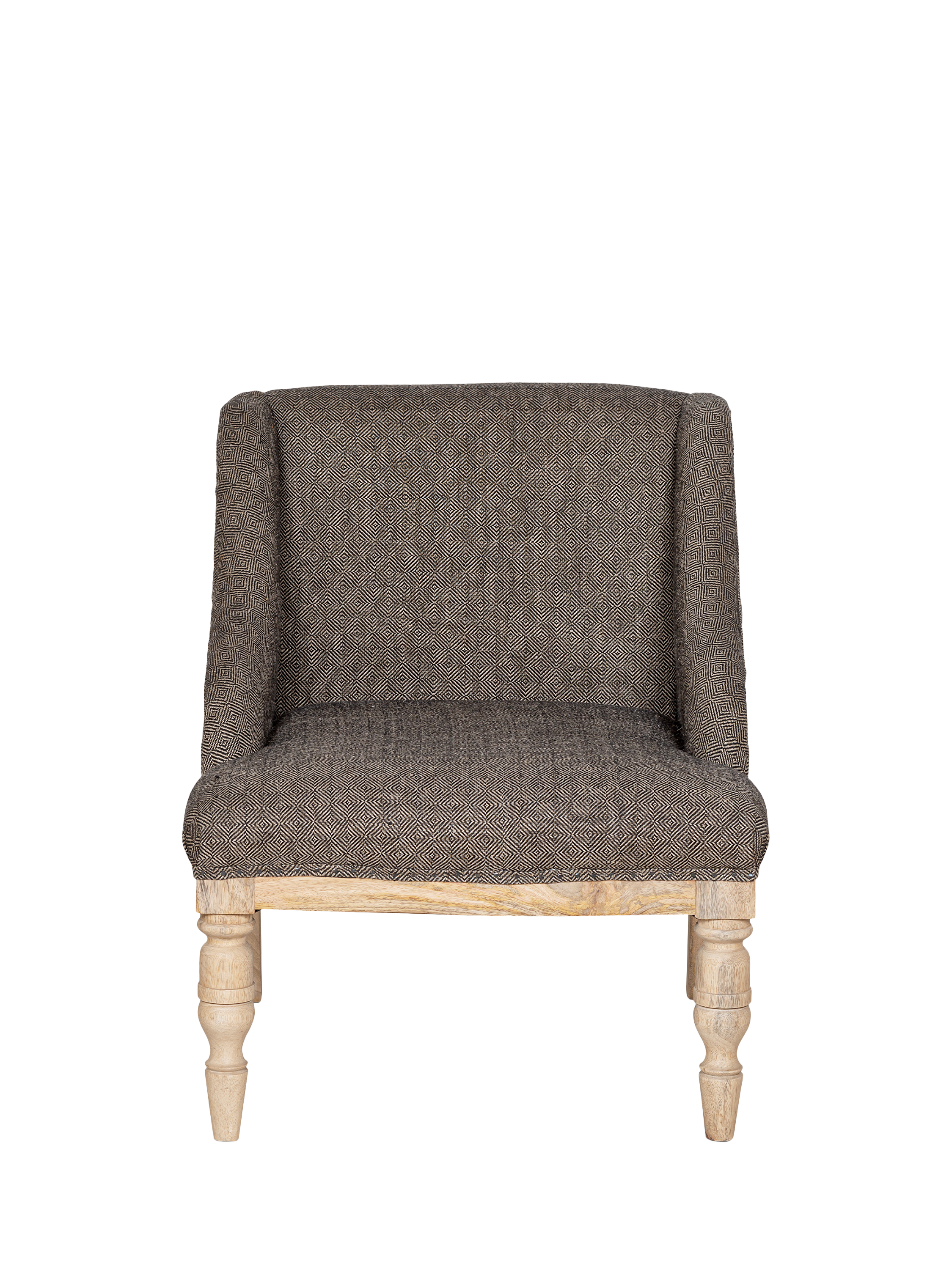 Elbu Range, nkuku Elbu Weave Armchair, Charcoal