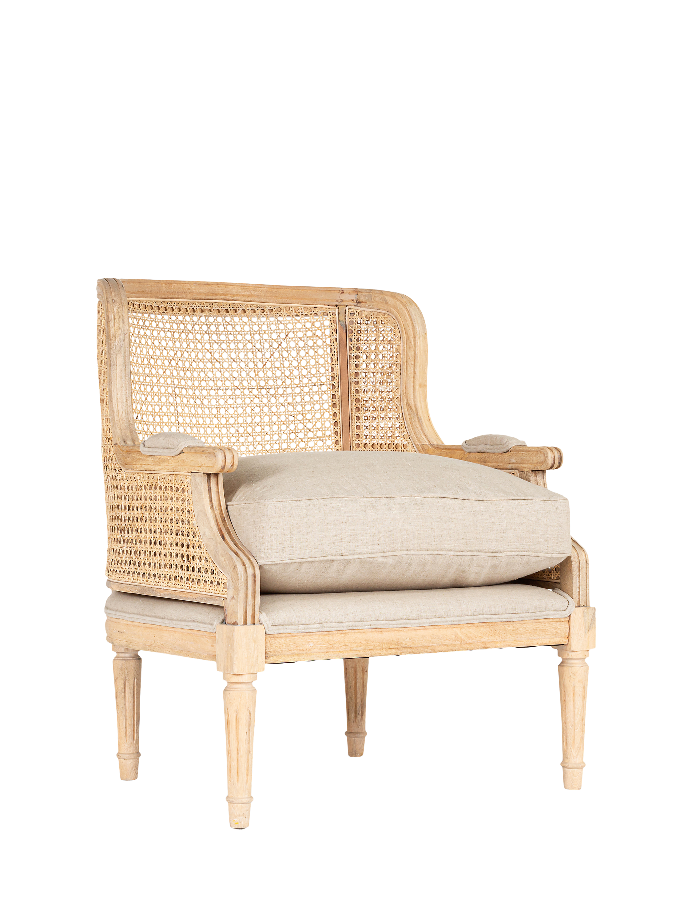 Kaziria Range, nkuku Kaziria Armchair, Natural