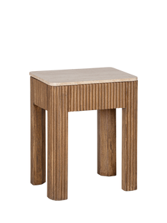 nkuku Ira Side Table, Natural