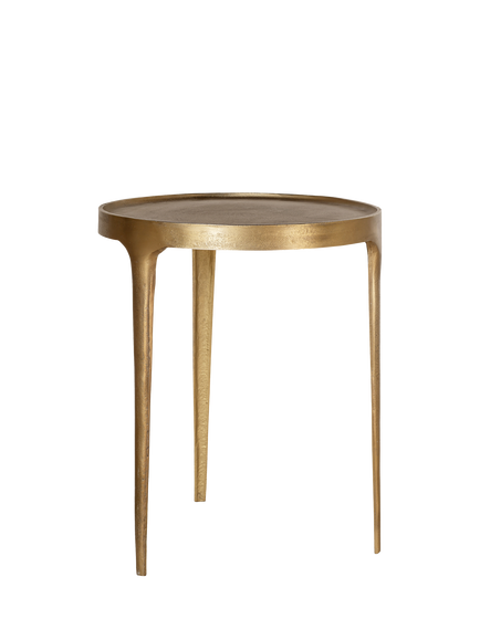 nkuku Rohia Table, Large, Brass, Brass
