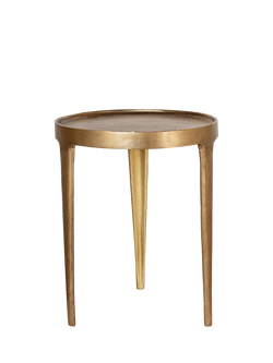 nkuku Rohia Table, Small, Brass, Brass