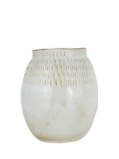 nkuku Anjuna Vase, H32.5cm, Off White