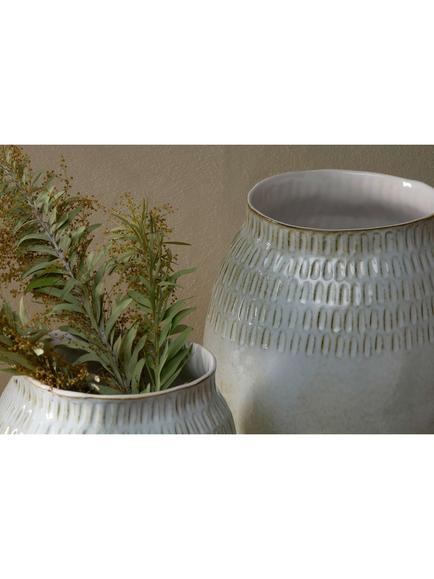 nkuku Anjuna Vase, H32.5cm, Off White - view 2, Off White