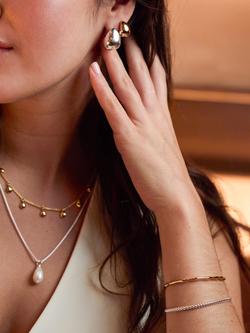 Estella Bartlett Waterproof Mini Teardrop Earrings, Gold - view 2, Gold