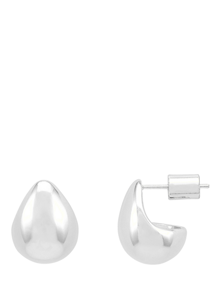 Estella Bartlett Waterproof Mini Teardrop Stud Earrings, Silver, Silver