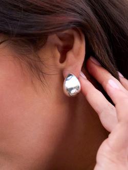 Estella Bartlett Waterproof Mini Teardrop Stud Earrings, Silver - view 2, Silver