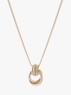 Tutti Fuse Interlocking Pendant Necklace, Gold, Gold