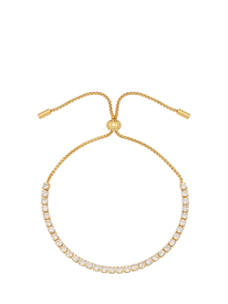 Estella Bartlett Lovely Little Things Cubic Zirconia Tennis Bracelet, Gold