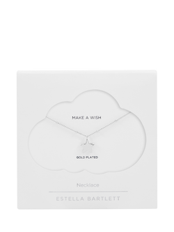 Estella Bartlett Hand Drawn Star Pendant Necklace, Silver - view 2, Silver