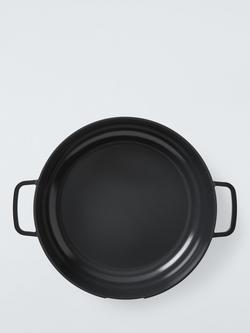 John Lewis Aluminium Non-Stick Multi-Pan with Stainless Steel Steamer, 30cm, Black - view 2, Black
