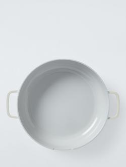 John Lewis Aluminium Non-Stick Multi-Pan with Stainless Steel Steamer, 30cm, Stone - view 2, Stone
