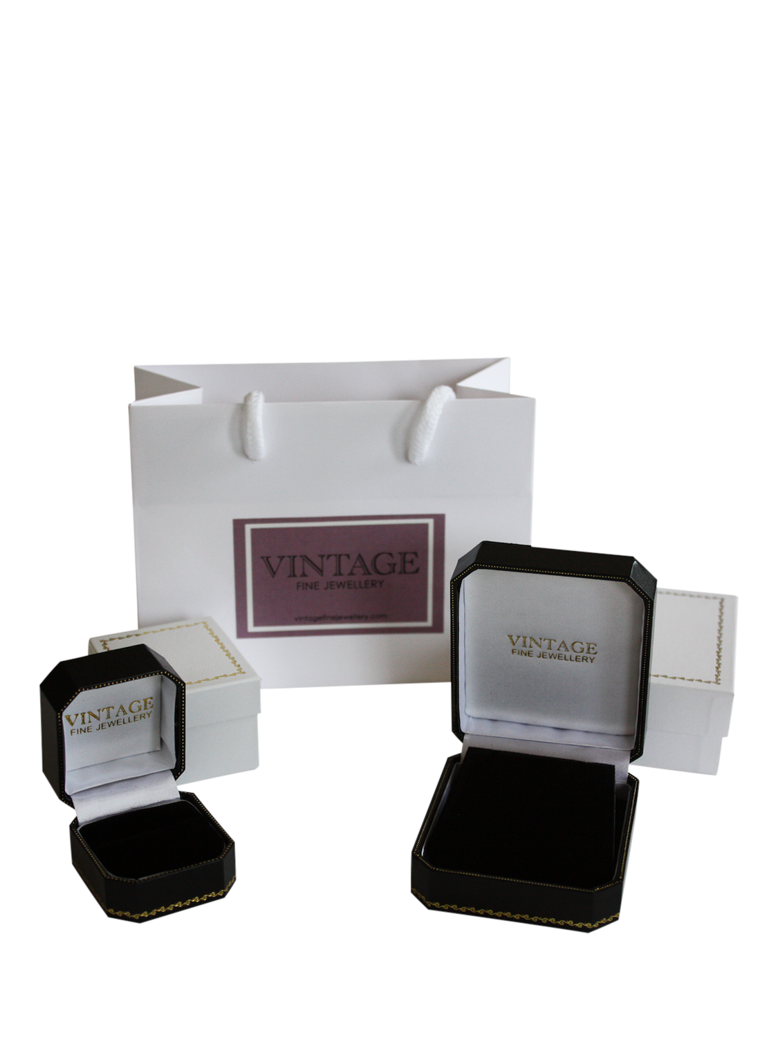 Product image 5 of 5, which shows Vintage Fine Jewellery Pre-Loved 9ct Yellow Gold Amethyst Cluster Earrings, Yellow Gold