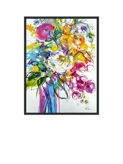 John Lewis Anna Cher 'Summer Memories' Framed Canvas Print, 84 x 64cm, Multi, Multi