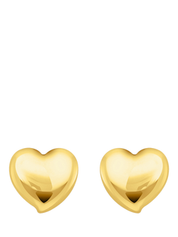 THOMAS SABO Bold Elegance Statement Heart Earrings, Gold, Yellow Gold