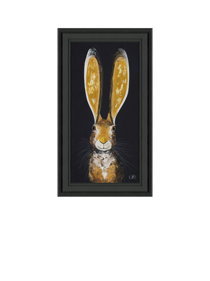 John Lewis Quinn Russell 'Jake' Framed Print, 69 x 39cm, Ochre/Black, Ochre / Black