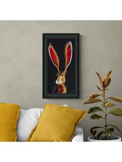 John Lewis Quinn Russell 'Lewis' Framed Print, 69 x 39cm, Red/Black - view 2, Red / Black