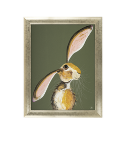 John Lewis Quinn Russell 'Maise' Framed Print, 92 x 72cm, Green/Gold, Green / Gold