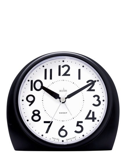 Acctim Analogue Jumbo Alarm Clock, Black, Black