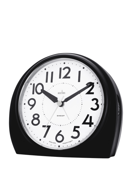 Acctim Analogue Jumbo Alarm Clock, Black - view 2, Black