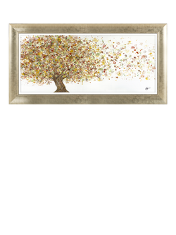 John Lewis Sara Otter 'Breezing Through' Framed Print, 57 x 112cm, Gold/Taupe, Gold / Taupe