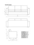 John Lewis Oliver II Grand 4 Seater Sofa