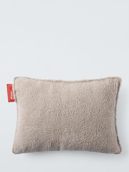 Stoov Ploov Woolly Heated Cushion, 60 x 40cm, Beige