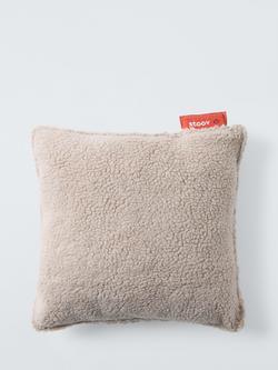 Stoov Ploov Woolly Heated Cushion, 45 x 45cm, Beige