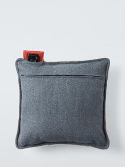 Stoov Ploov Woolly Heated Cushion, 45 x 45cm - view 2, Beige