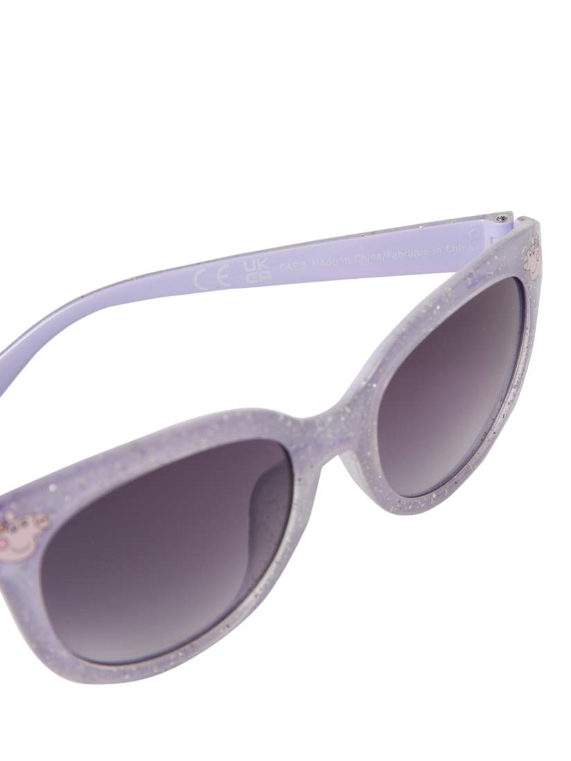 Product image 2 of 3, which shows NAME IT Peppa Pig Kids' Sunglasses, Purple