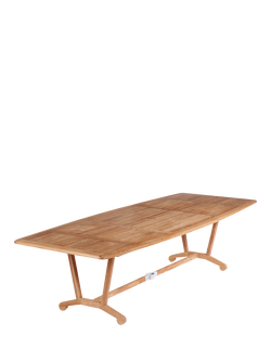 Barlow Tyrie Chesapeake Rectangular Wooden Garden Dining Table, 280cm, Teak, Teak