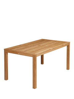 Barlow Tyrie Linear Rectanglar Wooden Garden Dining Table, 150cm, Teak