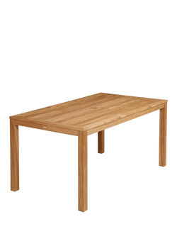 Barlow Tyrie Linear Rectanglar Wooden Garden Dining Table, 150cm, Teak, Teak