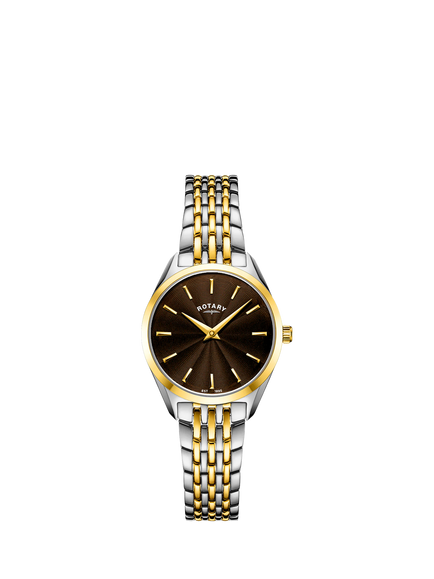 Rotary LB08011/49 Women's Ultra Slim Bracelet Strap Watch, Gold