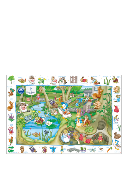 Orchard Toys The World of Peter Rabbit Jigsaw Puzzle, 50 Pieces - view 2, Multi