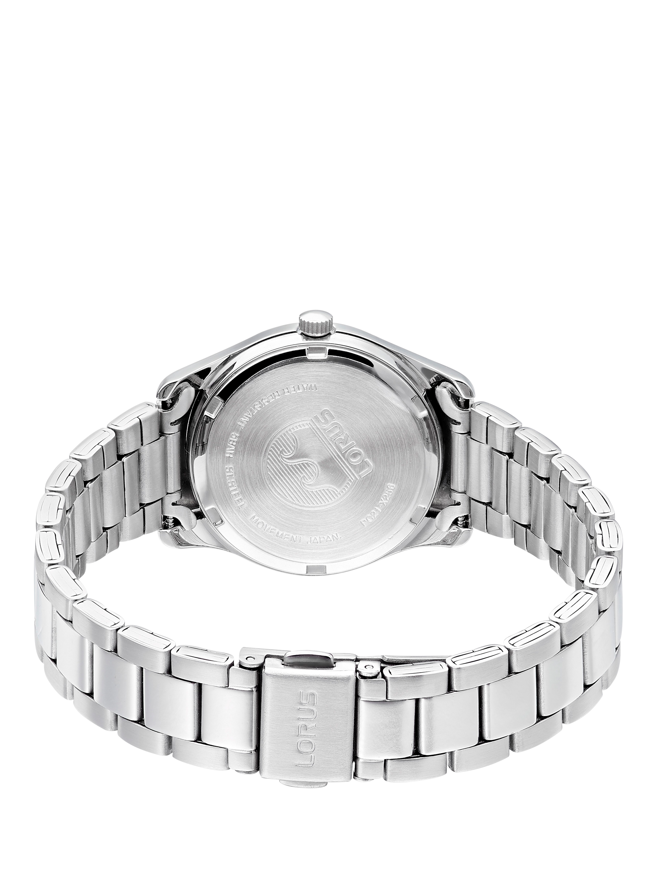 Product image 3 of 4, which shows Lorus Women's Stainless Steel Bracelet Strap Watch, Silver