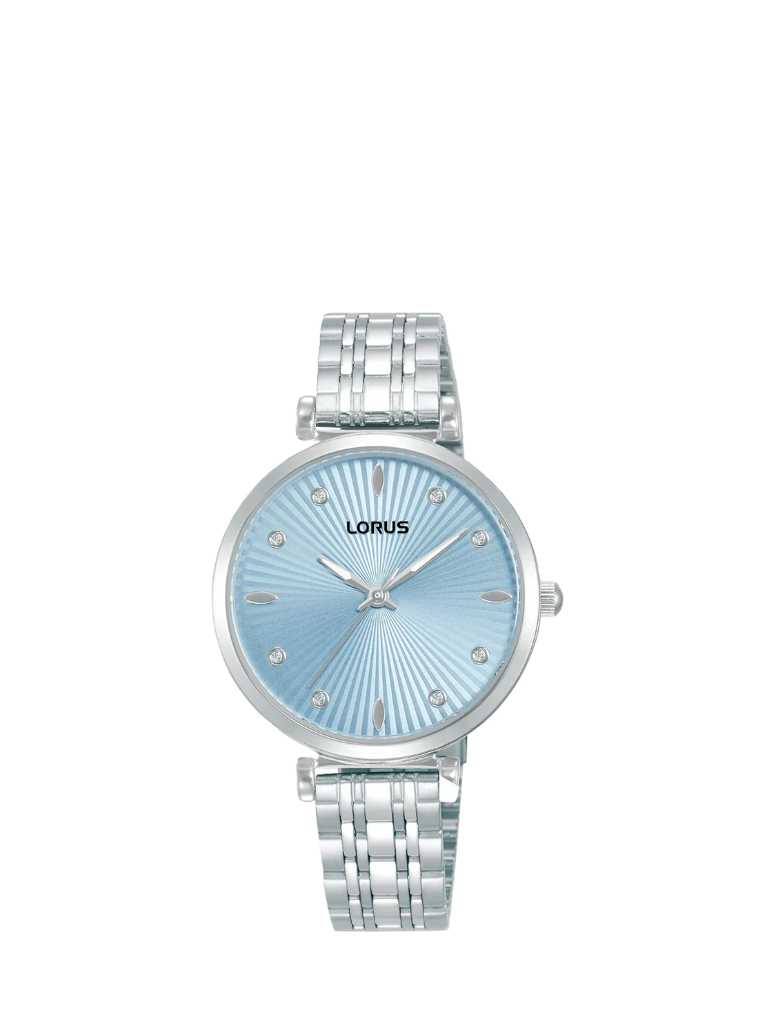 Product image 1 of 4, which shows Lorus Women's Stainless Steel Bracelet Strap Watch, Silver