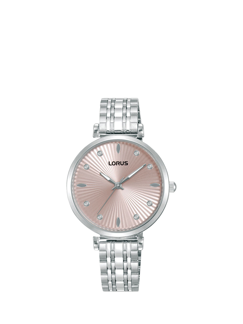 Product image 1 of 3, which shows Lorus Women's Stainless Steel Bracelet Strap Watch, Silver