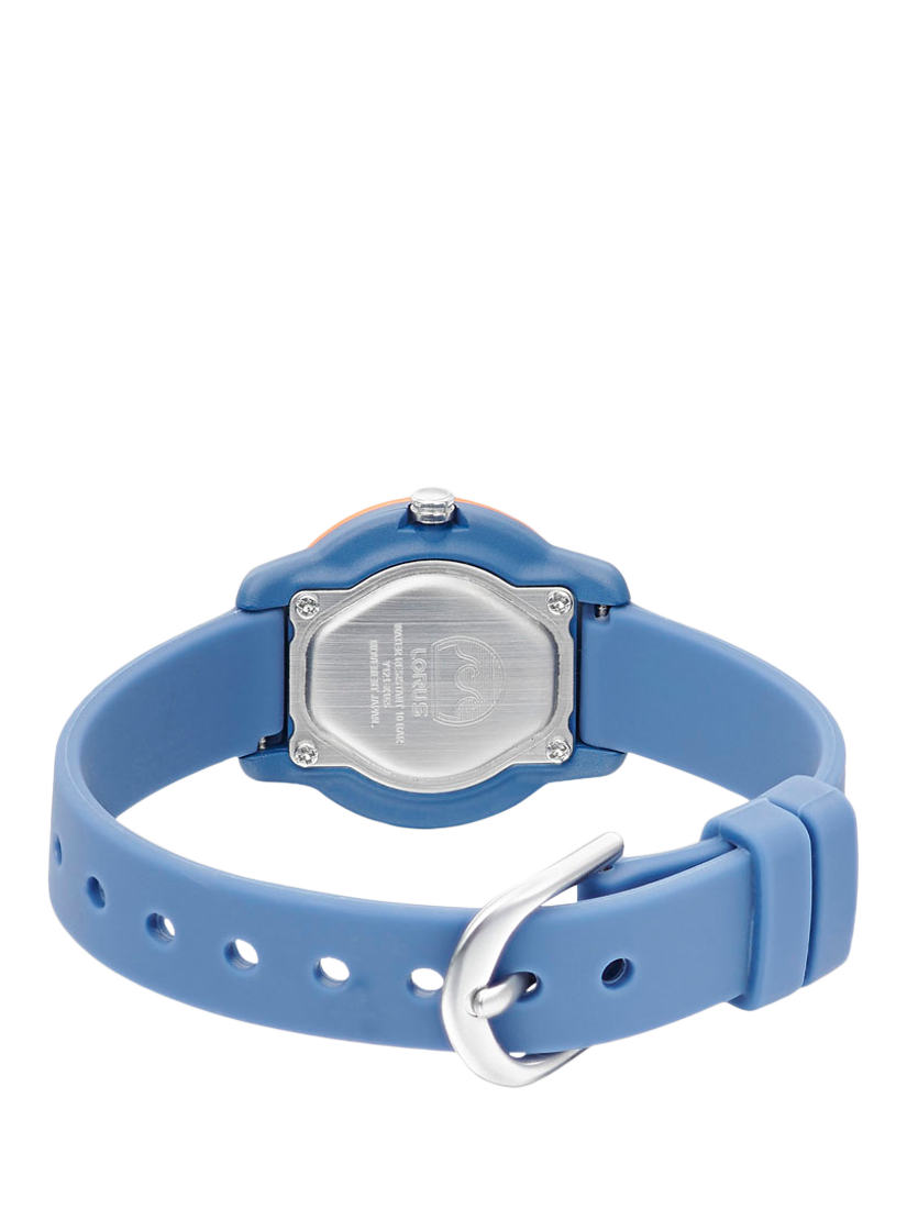 Product image 3 of 3, which shows Lorus Kids' Time Teacher Silicone Strap Watch, Blue
