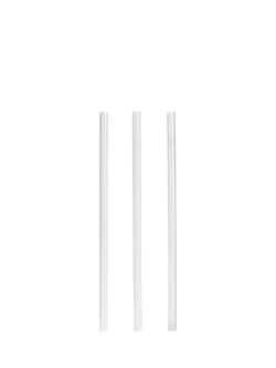 Hydro Flask Resuable Replacement Drinks Bottle Straw, Pack of 3, Clear