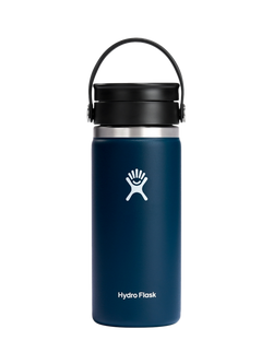 Hydro Flask Flex Sip Lid Stainless Steel Insulated Travel Mug, 473ml, Indigo