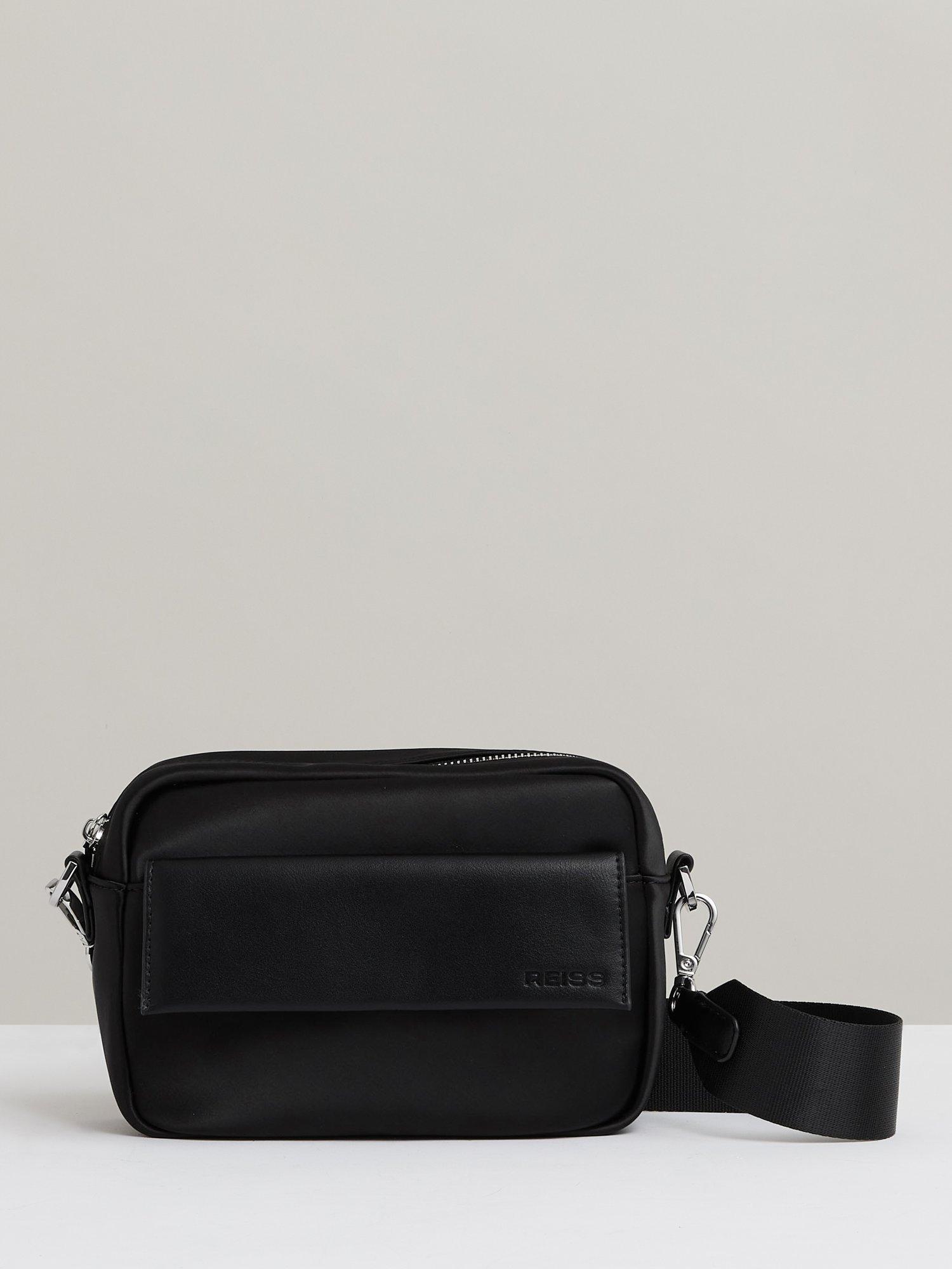 Reiss Norah Camera Crossbody Bag, Black