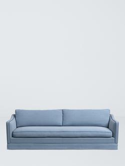 John Lewis x Sanderson Islington Grand 4 Seater Sofa - view 2, Colbalt/Navy Blue