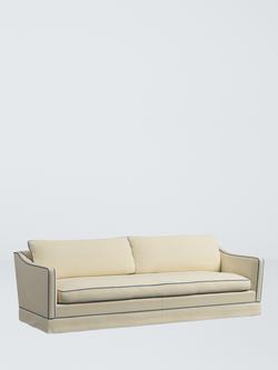 John Lewis x Sanderson Islington Grand 4 Seater Sofa, Manilla/Colbalt