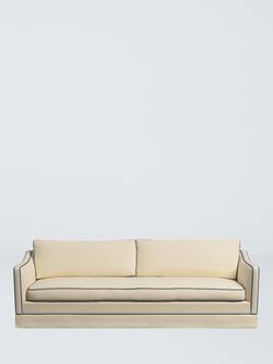 John Lewis x Sanderson Islington Grand 4 Seater Sofa - view 2, Manilla/Colbalt