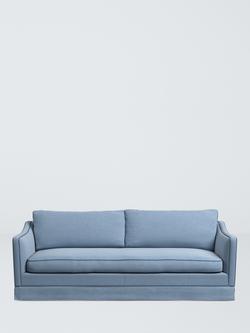 John Lewis x Sanderson Islington Large 3 Seater Sofa - view 2, Colbalt/Navy Blue