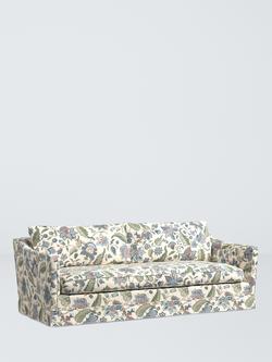 John Lewis x Sanderson Islington Newnham Courtney Large 3 Seater Sofa, Indigo/Olive