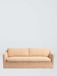 John Lewis x Sanderson Islington Pinetum Stripe Large 3 Seater Sofa, Hay